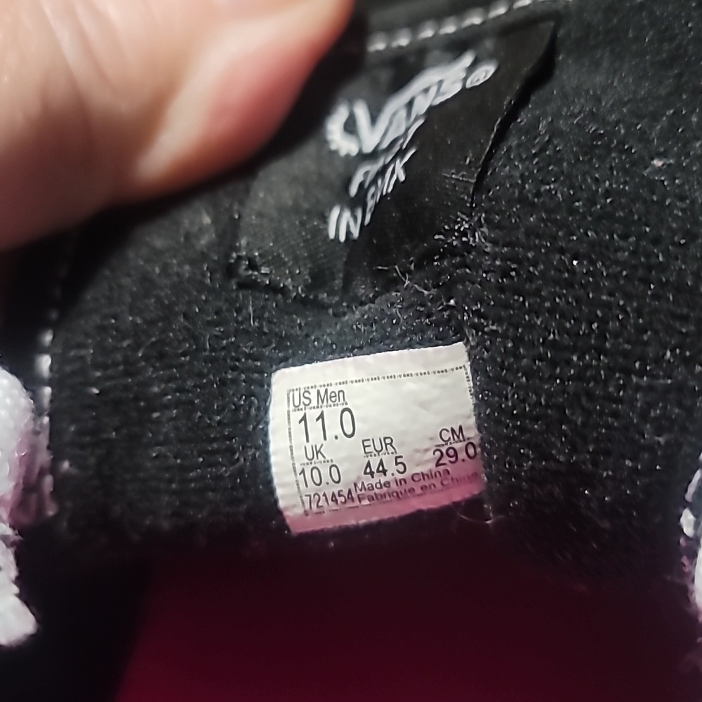 Men's size 11 "First in BMX" VANS. Old Skool pre-owned, like new, wore 3 times. - Picture 5 of 6